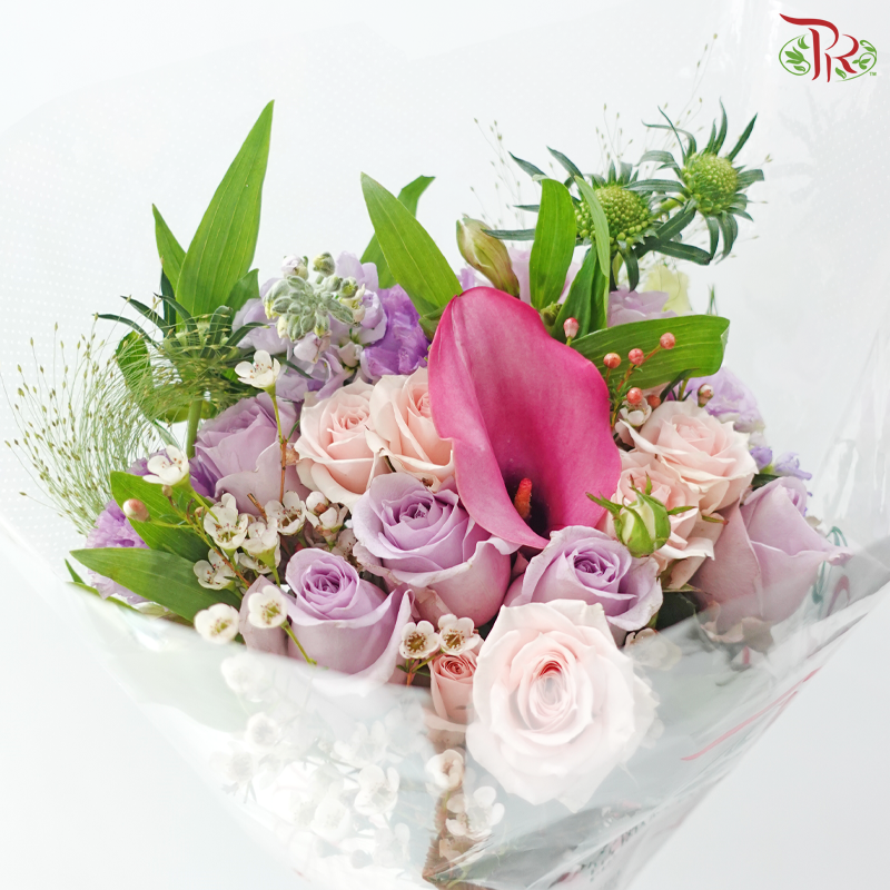 Signature Weekly Flower Bunch - Sweet Lilac Serenade Big Without Wrapping