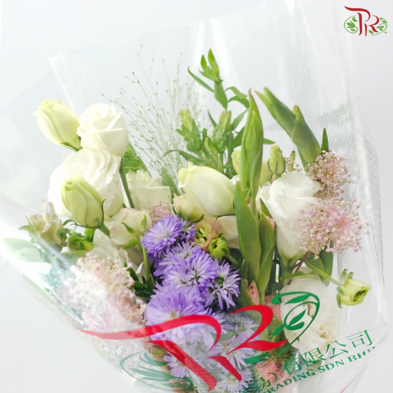Signature Weekly Flower Bunch - Pure Elegance Medium Without Wrapping